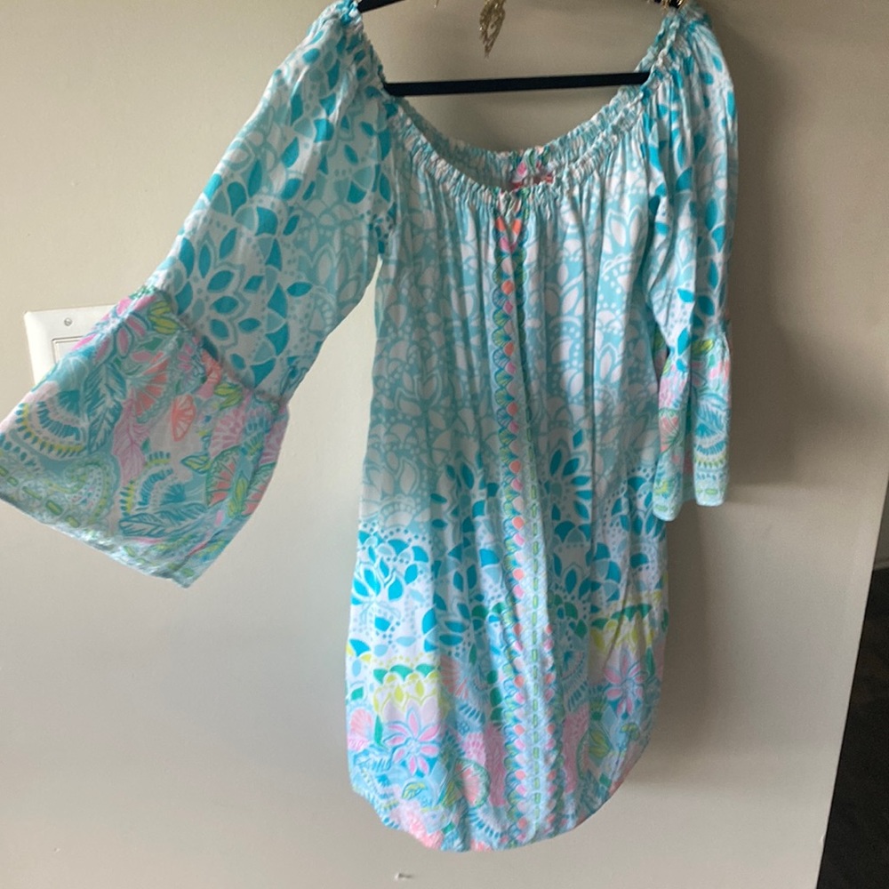 Off shoulder Lilly Pulitzer dress
